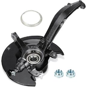 Front Left Side Steering Knuckle & Wheel Bearing Hub Assembly Compatible with Honda 2003-2007 Accord 2.4L 3.5L Coupe sedan, Automatic Transmission Only, Replace for 698-401, 698401