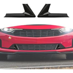 RT-TCZ for Camaro Red Front Bumper Trim Cover Compatible with Chevy Camaro 2019 2020 2021 2022 2023 Red Exterior Accessories 2pcs