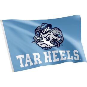Desert Cactus University of North Carolina Flag UNC Chapel Hill Tar Heels Flags Banners 100% Polyester Indoor Outdoor 3x5 (Style 4)