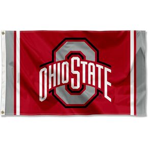 College Flags & Banners Co. Ohio State Buckeyes Field Stripes Flag