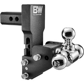 MultiPro Tow & Stow - Fits 2" Receiver, Tri-Ball (1-7/8" x 2" x 2-5/16"), 4.5" Drop, 10,000 GTW - TS10066BMP