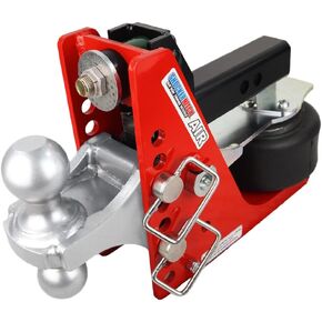 Shocker Air Hitch with Combo Ball Mount (2" & 2-5/16" Balls), Fits 2" Hitch - 12,000 lbs