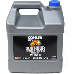 Kohler 25 357 75-S PRO SAE 10W-50 Extended Life Synthetic Engine Oil 5-Quart
