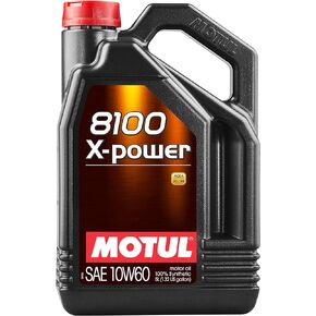 زيت محرك موتول 8100 X-Power 10W60 100% اصطناعي 5 لتر (106144)