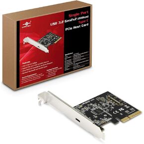 Vantec Single Port USB 3.2 Gen2x2 20Gbps Type C PCIe Host Card (UGT-PCE320C)