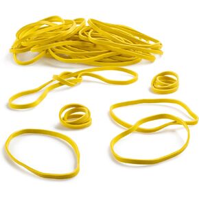 Rubber Bands - #33 Size - Yellow Rubberbands - 1LB/500 Count