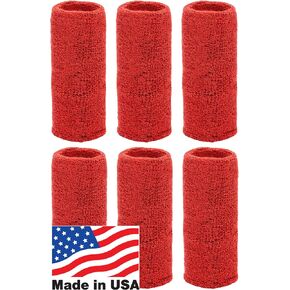 Unique Sports 6-Inch Long Wrist Towel Wristbands (6 Pack) in Kuwait