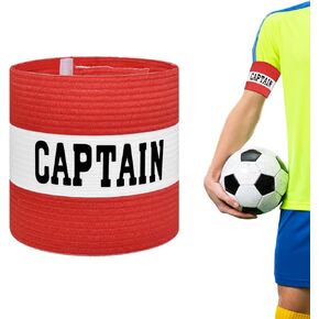 Captain Armbands for Soccer, Unisex Captain's Armband Adjustable Velcro Football Arm Bands Adults & Youths Elastic Captain Arm Band Team Sports Accessories