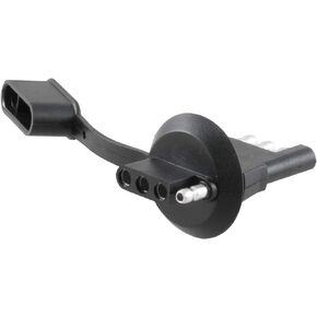CURT 57404 4-Way Flat Vehicle-Side Trailer Wiring Adapter for 1-1/4-Inch License Plate Light Hole