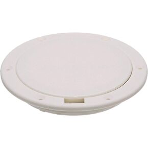 Seachoice White Pry-Up Deck Plate, Watertight