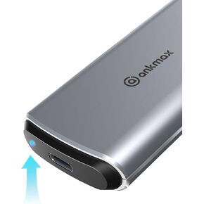 حاوية USBC بسرعة 40 جيجابت في الثانية لـ NVMe M.2 SSD، وواجهة UC4M2 USB من النوع C بسرعة 40 جيجابت في الثانية متوافقة مع Thunderbolt 4/3 USB4.0/3.1/3.0، حاوية محرك أقراص صلبة خارجي من الألومنيوم خالية من الأدوات (دعم 8 تيرابايت) in Kuwait