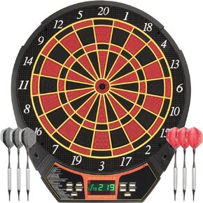Arachnid Voyager Electronic Dartboard with LCD Display and 29 Games and 90 Variations , Black