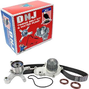 DNJ TBK149AWP Timing Belt Kit with Water Pump for 1995-2005 / Chrysler, Dodge, Plymouth/Breeze, Cirrus, Neon, Stratus / 2.0L / SOHC / L4 / 16V / 122cid / VIN C, VIN F