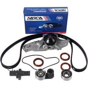 MOCA Timing Belt Kit Water Pump Compatible with 13-18 for Acura RDX 3.5L, 07-14 for Acura TL 3.5L, 08-17 for Honda Accord 3.5L, 05-15 for Honda Pilot 3.5L, 06-07 for Saturn Vue 3.5L