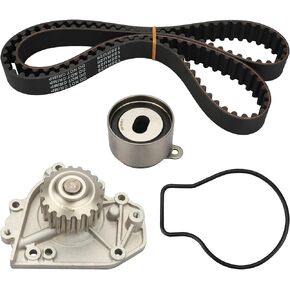 DRIVESTAR Engine Timing Belt Kit with Water Pump 1997 1998 1999 2000 2001 for Honda CR-V 2.0L1996 1997 1998 1999 2000 2001 for Acura Integra 1.8L