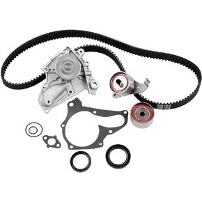 ECCPP Timing Belt Water Pump Kit Fits for 1987-2001 Fit for TOYOTA CAMRY CELICA MR2 RAV4 SOLARA 2.0L 2.2L DOHC L4 163SFE 5SFE TBK138 TCKWP199