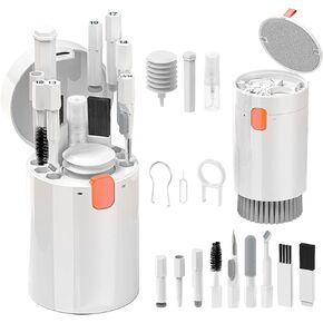 20 in 1 Laptop Screen Keyboard Cleaner Kit, Multifunctional Electronics Device Cleaning Kits for Airpod, Phones, Keyboards, Earbuds, Computer, Camera, Game Console (Black)…