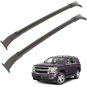 Max Loading 220lbs Thickened Roof Rack Cross Bars Fit for 2015-2020 Chevrolet Suburban & Tahoe, GMC Yukon & Yukon XL, Cadillac Escalade & Escalade ESV