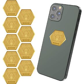 E-Protection Stickers for Cell Phones/Tablets PC/Laptops/All Electric-Devices, Effectively Shield 99% of 5G Mobile Harmful Pollution, Protective Stickers Suit for Anyone