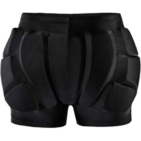 LIXADA Kids Protective Padded Shorts with 0.6'' Thicken EVA Pad, Hip Protection Pads Shorts for Snowboarding Skating Skiing