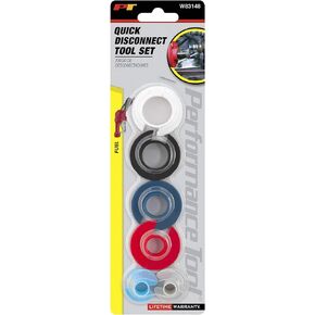 Performance Tool W83148 6-Piece A/C and Fuel Line Quick Disconnect Tool