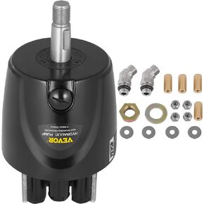 VEVOR Outboard Hydraulic Steering Pump, 300 HP Hydraulic Pump Helm, HH5271-3 Front Mount, for Cruisers Runabouts Boats