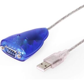USBGear® 6ft. USB to RS232 Converter for Windows 7 (32/64bit) FTDI CHIP RX/TX LED
