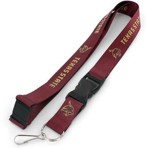 aminco NCAA Texas State Bobcats Team Lanyard Red, One Size