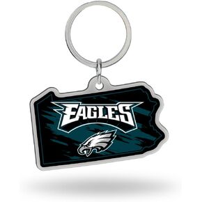 Rico Industries NFL unisex-adult State Shape Keychain