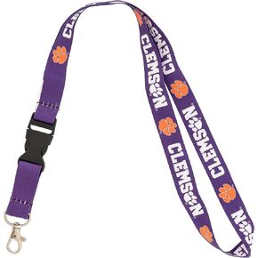 Desert Cactus Clemson University Tigers Lanyard Keychain Car Keys College ID Badge Holder Detachable Breakaway Snap Buckle (Lanyard 2)