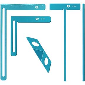 Bookbinding kit, 5Pcs Bookbinding Easy Scrapbooking Tool with high Quality are Made of Aluminum.