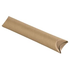 Crimped End Mailing Tubes, 2' x 21', Kraft, 50/Case