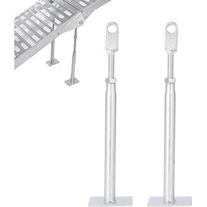 2Pcs Support Legs Aluminum on The Loading Ramps Folding Ramps Upgraded Ramps for Motorcycle Dirt Bike ATV Pickup Truck