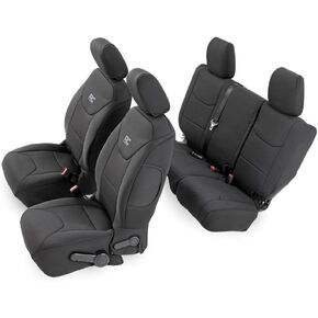 Rough Country Neoprene Seat Covers for 08-10 Jeep Wrangler JK | 4-Door - 91002A