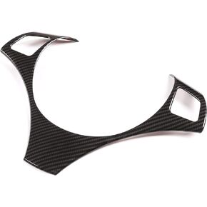 4 Styles ABS Chrome For BMW E90 1 3 Series E82 E87 E90 E92 E93 320I 330I 325I 335D 335I 2005 2006 2007 2008 2009 2010 2011 2012 Car Steering Wheel Decoration Frame Trim Accessories, Carbon Fiber