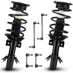 Front Struts Shock Absorber Sway Bar Links Kit Fit for Ford Fusion 2013 2014 2015 2016 2017 2018, Replace 172638 K750740 K750744 (6Pcs)