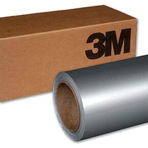 3M 1080 G120 ألومنيوم أبيض لامع 5 قدم × 1 قدم (5 قدم مربع/قدم) فيلم فينيل لتغليف السيارة