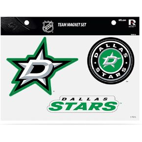 Rico Industries NHL Dallas Stars Team Magnet Set 8.5" x 11" - Home Décor - Regrigerator, Office, Kitchen