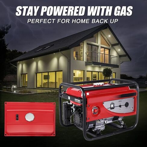 Universal 5 Gallons Generator Gas Fuel Tank with Chrome Gas Cap and Filter Compatible with EC2500 18.9 Liter in Kuwait