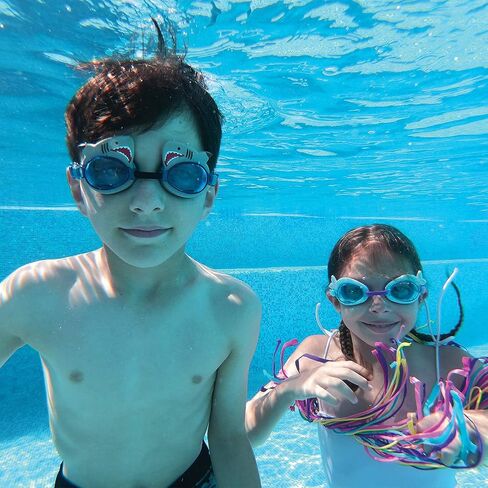 Kids Swim Goggles No Leaking Anti Fog Waterproof Adjustable Goggles for Kids Ages 2-14 Toddler Boys Grils in Saudi Arabia