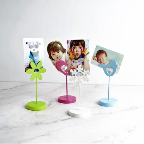 Mollytek 4 حزمة حامل صور سطح المكتب مع مقاطع بطاقة بريدية هدية بطاقة عرض صورة حامل ديكور شجرة حامل حامل لحفلات الزفاف (دولاب الهواء) in Kuwait