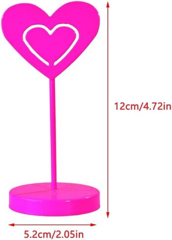 Mollytek 4 حزمة حامل صور سطح المكتب مع مقاطع بطاقة بريدية هدية بطاقة عرض صورة حامل ديكور شجرة حامل حامل لحفلات الزفاف (دولاب الهواء) in Kuwait