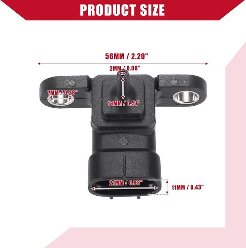 رقم 8942126030 / حساس الضغط المطلق المنوع لسيارة تويوتا كورولا 2014-2022 / متين / بلاستيك / 1 قطعة / أسود in Kuwait