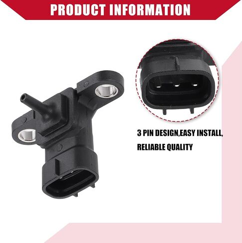 رقم 8942126030 / حساس الضغط المطلق المنوع لسيارة تويوتا كورولا 2014-2022 / متين / بلاستيك / 1 قطعة / أسود in Kuwait