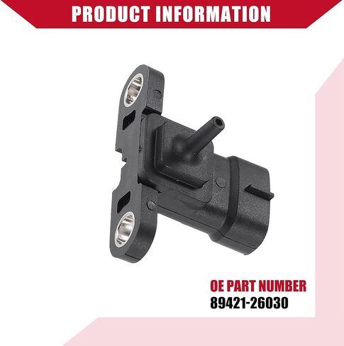 رقم 8942126030 / حساس الضغط المطلق المنوع لسيارة تويوتا كورولا 2014-2022 / متين / بلاستيك / 1 قطعة / أسود in Kuwait