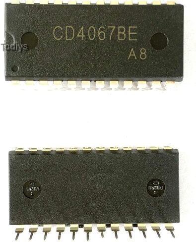 New 4Pcs for CD4067B CD4067BE HCF4067BE HEF4067BP DIP-24 CMOS Single 16-Channel Analog Multiplexers/Demultiplexers IC Chip CD4067 in Saudi Arabia