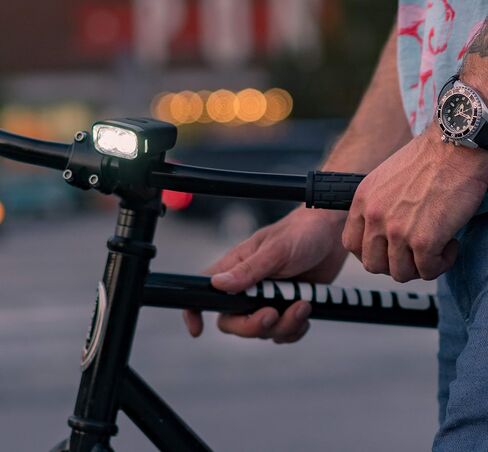 مصباح دراجة كروزر، مصابيح دراجة أمامية وخلفية قابلة لإعادة الشحن عبر USB، مصباح دراجة LED، يتضمن ضوء خلفي للدراجة، مصباح أمامي فائق السطوع للدراجة، يناسب جميع الدراجات، سهل التركيب والإطلاق السريع in Saudi Arabia