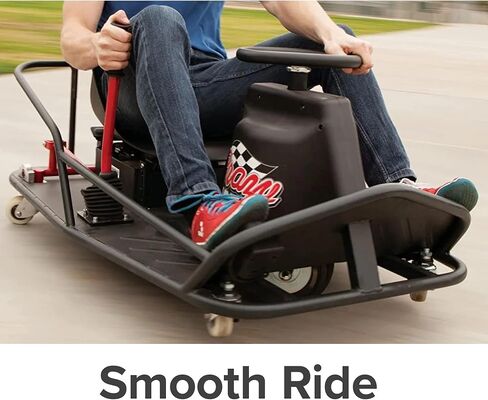 مجموعة العجلات الأمامية AlveyTech - مجموعة بديلة لعربة Razor Crazy Cart XL (V5+) 200x50 إطار هوائي، أنبوب، حافة، ضرس، لوحة سلسلة، عجلات لعربة الانجراف الكهربائية، ملحقات السكوتر الإلكتروني، عبوة واحدة in Saudi Arabia