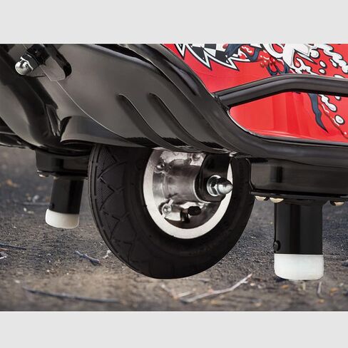 مجموعة العجلات الأمامية AlveyTech - مجموعة بديلة لعربة Razor Crazy Cart XL (V5+) 200x50 إطار هوائي، أنبوب، حافة، ضرس، لوحة سلسلة، عجلات لعربة الانجراف الكهربائية، ملحقات السكوتر الإلكتروني، عبوة واحدة in Saudi Arabia