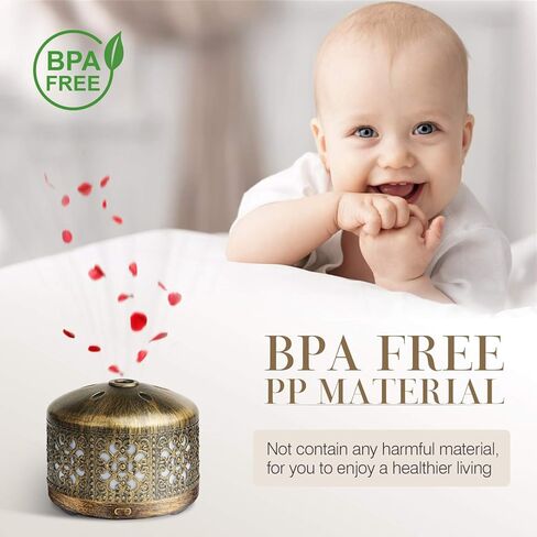 موزع روائح عطرية صغير لاسلكي، ناشر معدني لاسلكي للزيوت العطرية، ناشر روائح محمول للعلاج بالبطارية يعمل بالبطارية وشحن USB، ناشر للسيارة وغرفة النوم والحمام in Kuwait